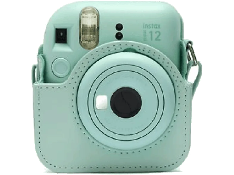 Funda cámara - FujiFilm Mini 12, Bandolera, Verde
