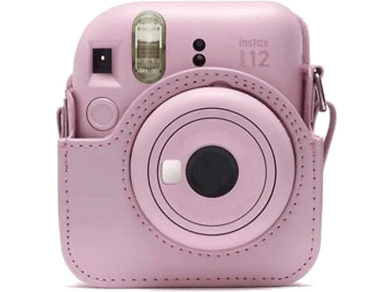 Funda cámara - FujiFilm Mini 12, Bandolera, Rosa