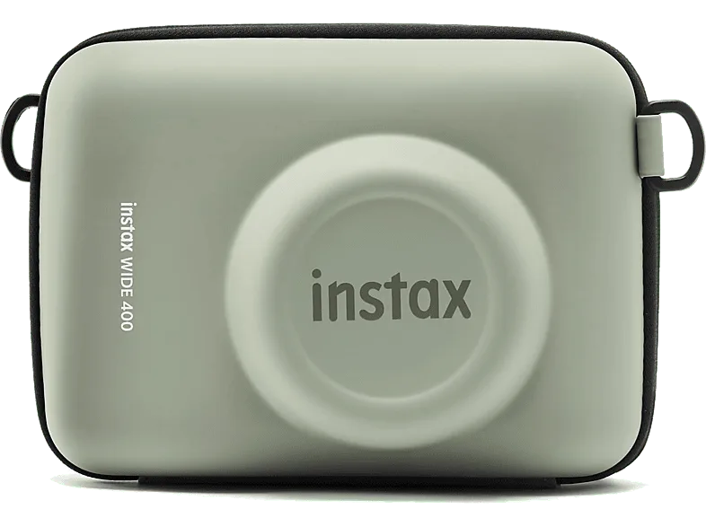 Funda cámara - Fujifilm Instax Wide 400 Case, Poliuretano, Correa de Hombro Ajustable, Verde