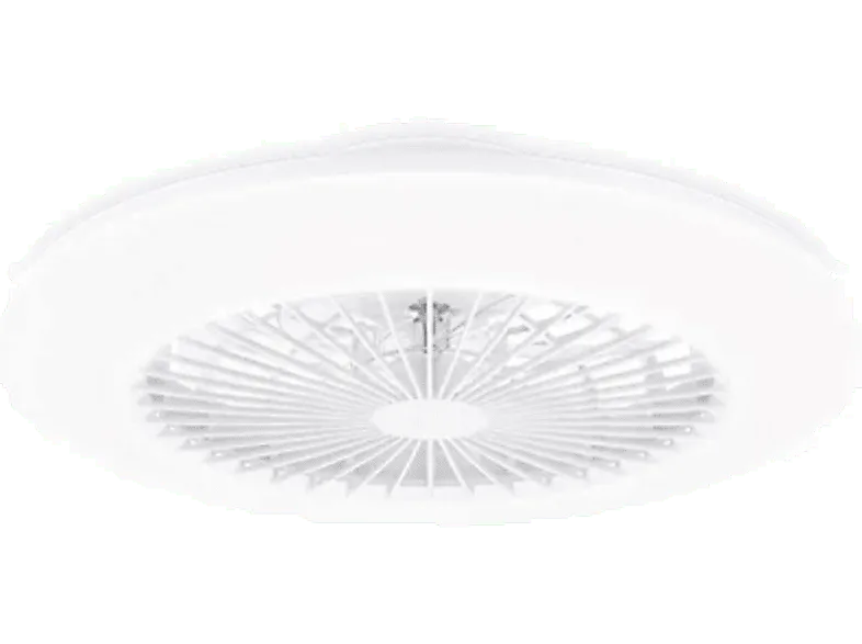 Ventilador de techo - Philips Amigo 42+20 W, Luz LED, Regulable, Mando a distancia, Blanco