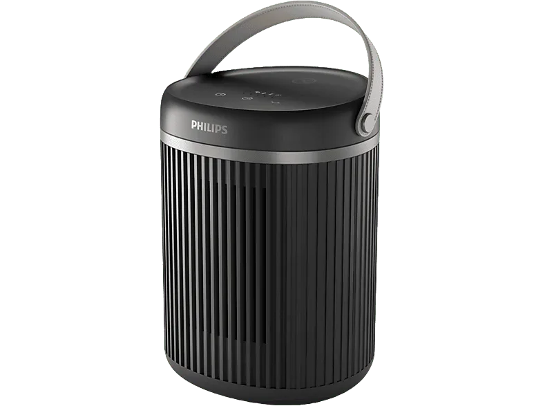 Calefactor cerámico - Philips Compacto Serie 3000 CX3120/01, 2000 W, 3 Velocidades, Silencioso, IA para ahorrar energía, Calentamiento rápido, Gris