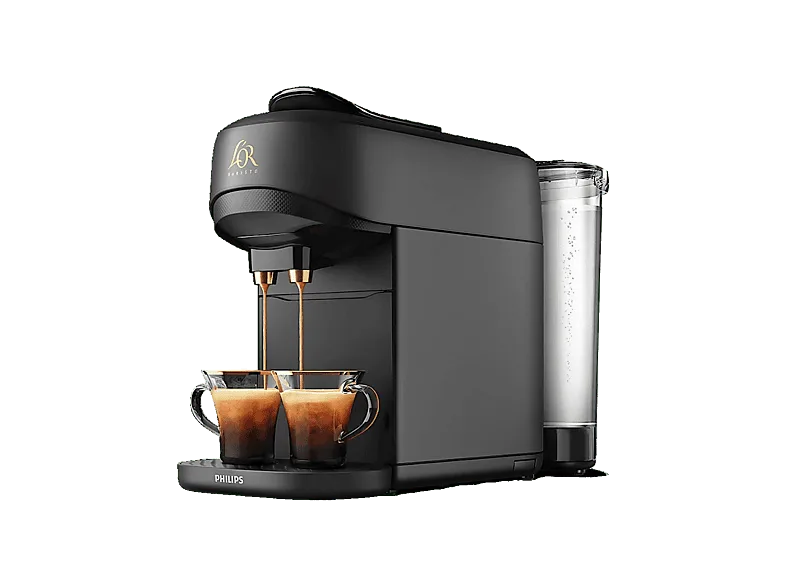 Cafetera de cápsulas - Philips LM9512/60 L'OR BARISTA ABSOLU, Presión Máx. 19.0 bar, Capacidad depósito 1.2 l, 1450 W, Negro