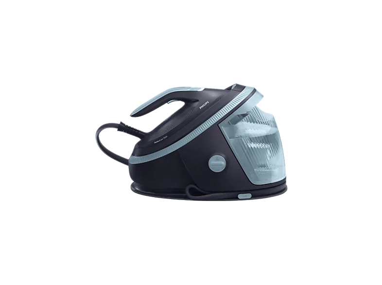 Centro de planchado - Philips 7000 series PSG7200/20, 3120 W, 600 g/min, 8.5 bar, Suela SteamGlide Elite, Sistema Easy De-Calc, Azul