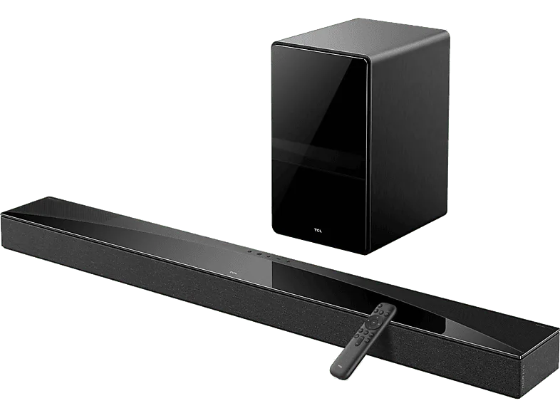 Barra de sonido - TCL Q75HE, Bluetooth, Inalámbrico, 620W, Dolby Atmos, Canal 5.1.2, Titanio oscuro (imagen 1 de 3)