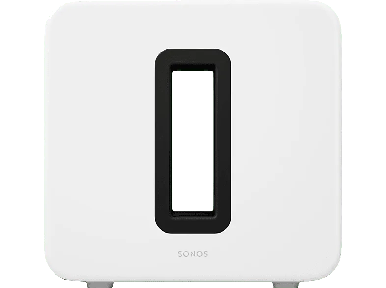Altavoz inalámbrico - Sonos Sub 4, Bajos Profundos, Subwoofer, Blanco