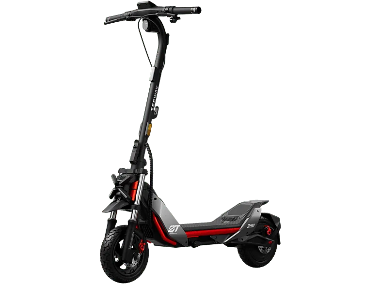 Patinete eléctrico - Segway ZT3 Pro E, Tipo 2 / VPM, Potencia Nominal 650 W, Autonomía 70 km, Velocidad máx. 25 km/h, Hasta 120 kg, TCS, Negro