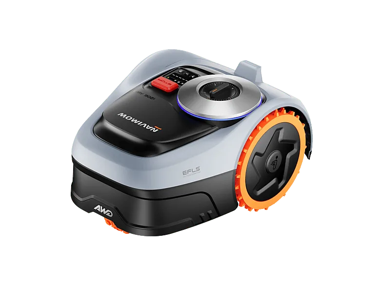 Cortacésped - Navimow i206E AWD, Xero‑Turn™, 600 m², Cámara RGB, IP66, Seguimiento GPS, Altura de corte: 2-6 cm, Gris