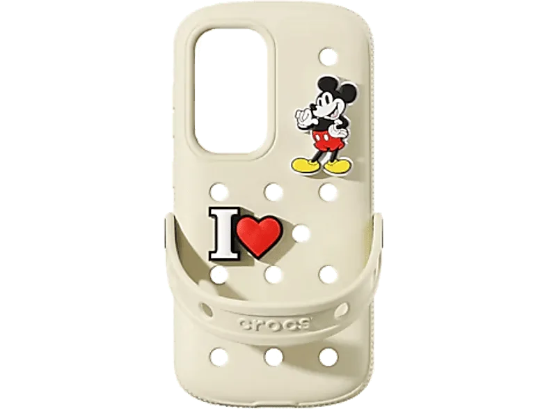 Funda móvil - Samsung Crocs Case, Para Galaxy S25, Silicona, Amarillo