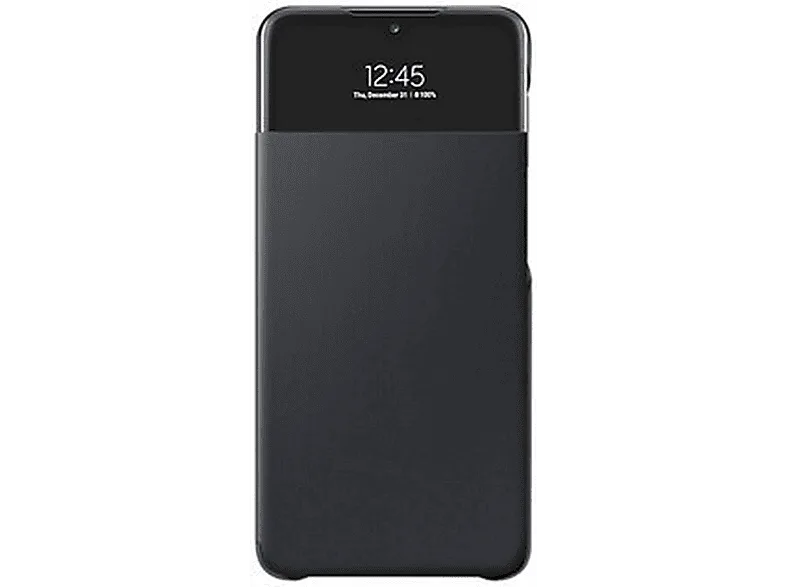 Funda móvil - Samsung S View Wallet Cover, Para Galaxy A72, Tipo libro, Negro