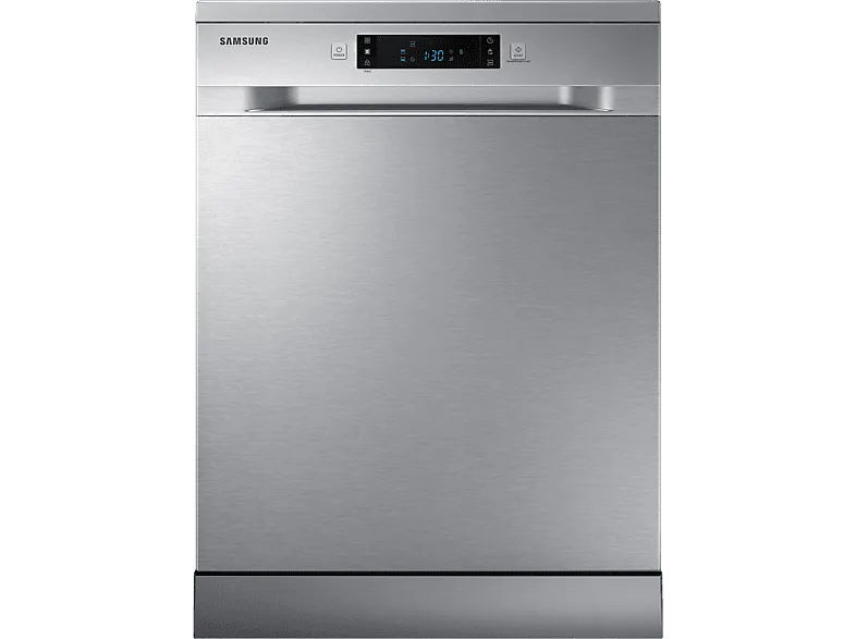Lavavajillas - Samsung DW60A6092FS/ET, 14 servicios, 7 programas, 59.5 cm, Función Higiene, Configuración Flexible, Inox
