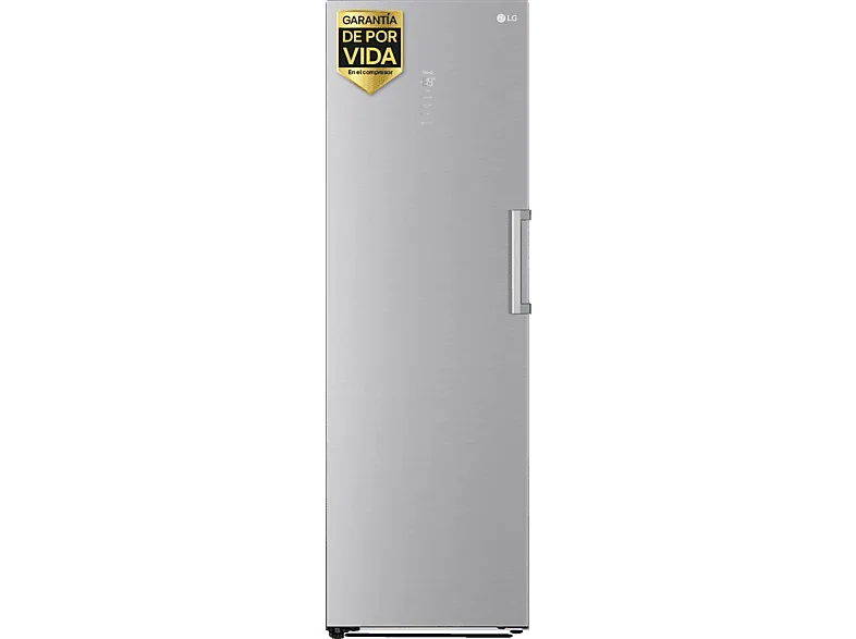 Congelador vertical - LG GFM61MBCSF, No Frost, 186 cm, 324 l, MetalFRESH™, Inverter Linear Compressor™, Inox texturizado antihuellas