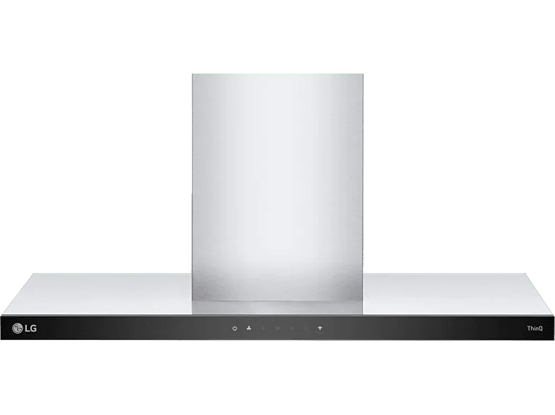 Campana decorativa - LG HCEZ3626S, 3 velocidades, 800 m³/h, 89.8 cm, Acero inoxidable