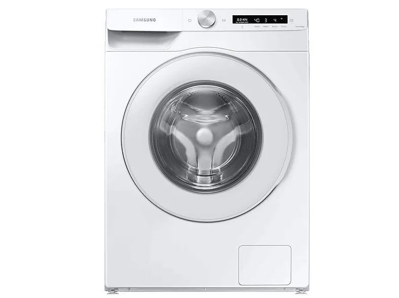 Lavadora carga frontal - Samsung WW12T504DTW/S3, 12 kg, 1400 rpm, EcoBubble™, Inteligencia Artificial, WiFi, Blanco
