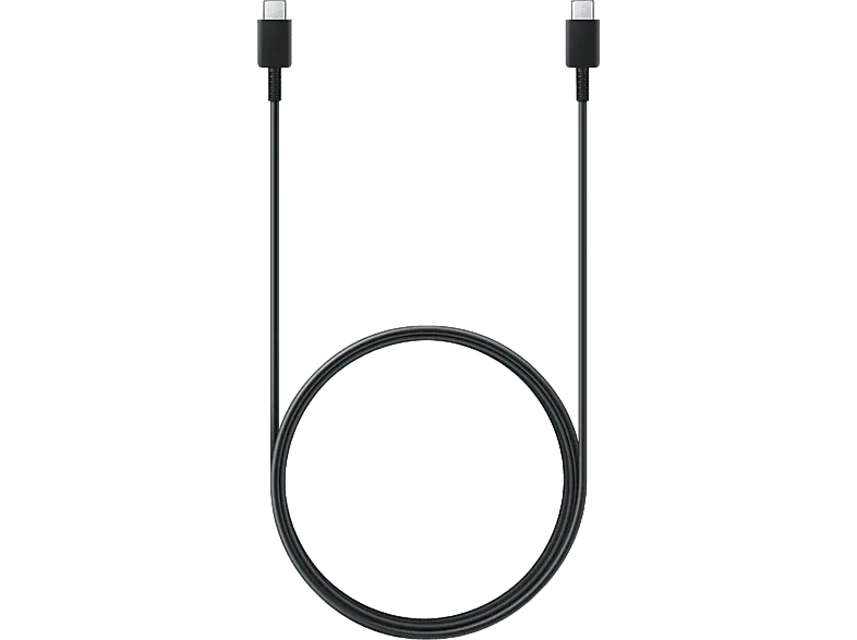 Cable USB-C - Samsung EP-DX310JBEGEU, Macho-Macho, 1.8m, 25W, Negro