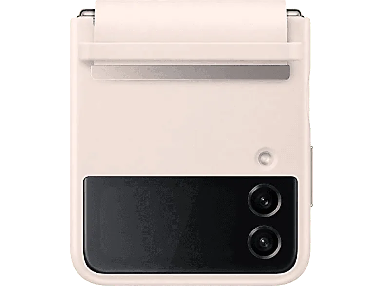 Funda móvil - Samsung, Para Galaxy Z Flip4, De piel con solapa, Plegable, Durazno (imagen 1 de 2)