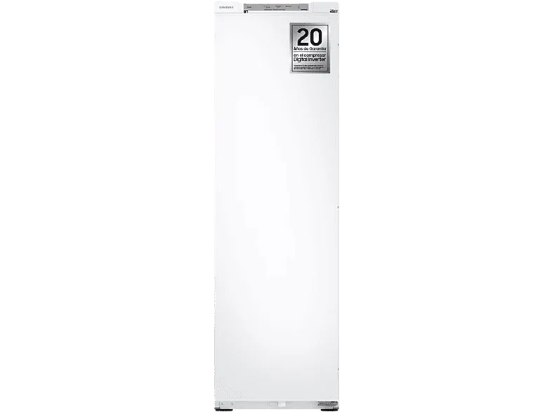 Congelador vertical integrable- Samsung BRZ22700EWW/EF, 218 l, 177.5 cm, No Frost, AI Energy Mode, Wifi,Blanco, Sin Panelar