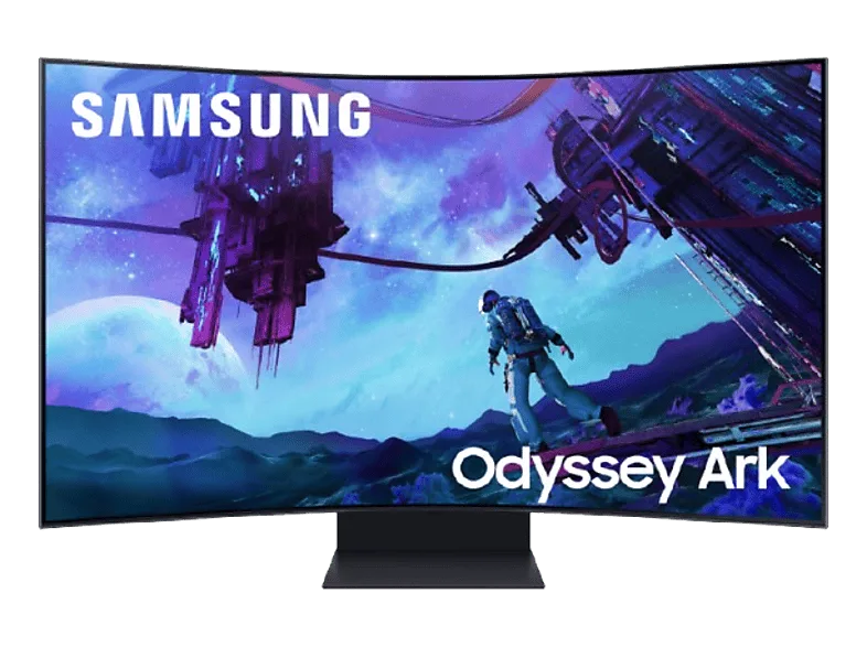 Monitor gaming - Samsung Odyssey Ark LS55CG970NUXEN, 55", UHD, 1ms, Max 165Hz, WiFi, Bluetooth, Altavoces integrados, Negro (imagen 1 de 3)