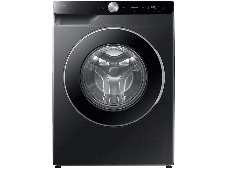 Lavadora carga frontal - Samsung WW90DG6U85LBU3, 9 kg, 1400 rpm, Autodosificación, AI EcoBubble™, Wash, Negro