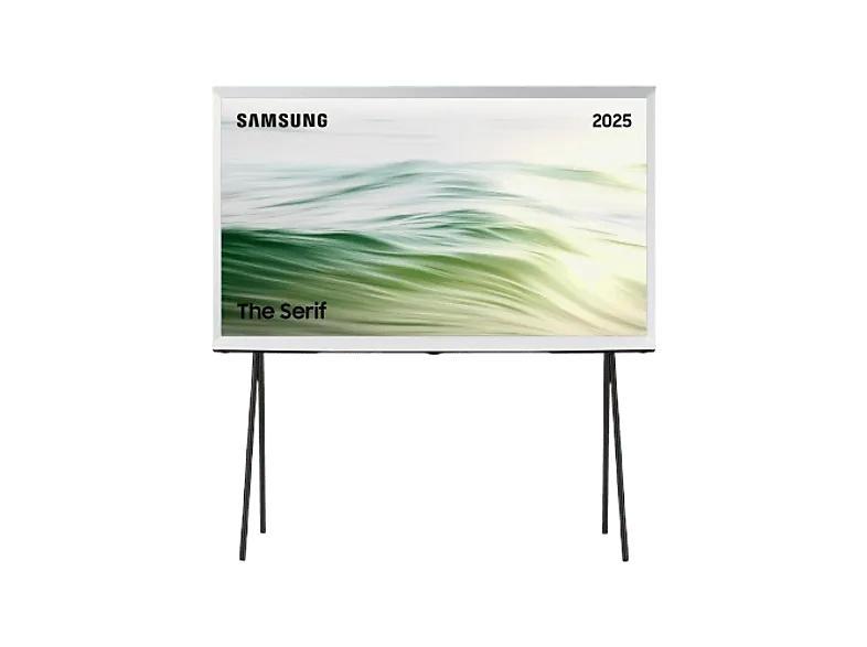 TV QLED 43" - Samsung The Serif TQ43LS01DAUXXC , UHD 4K, Quantum Processor Smart TV, DVB-T2 (H.265), Blanco