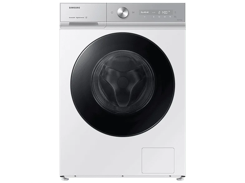 Lavadora carga frontal - Samsung WW90DB8U95GHU3, 9 kg, 1400 rpm, AI QuickDrive™, Clasificación Energética A, Blanco