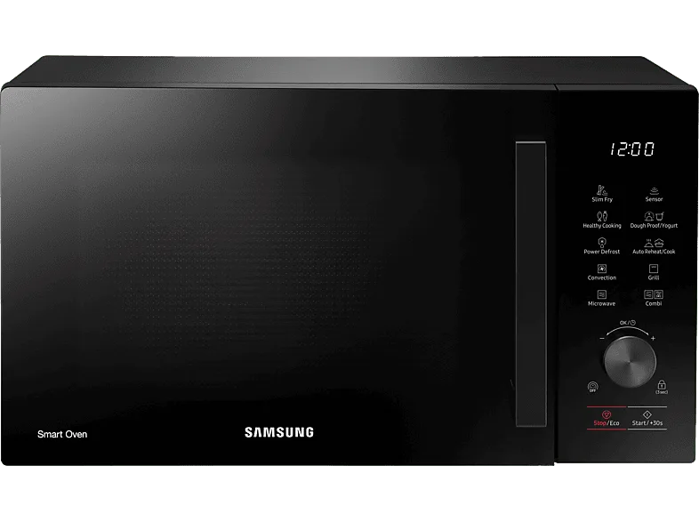 Microondas con horno – Samsung MC28A5137CK/E1, 900 W, 6 niveles, 28 l, Por Convección, Negro