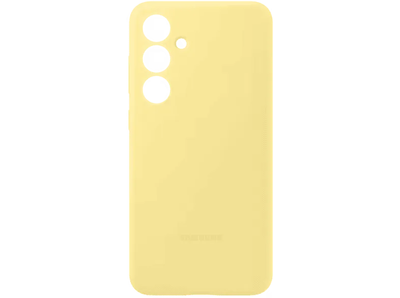 Funda móvil - Samsung EF-PS721CYEGWW, Compatible con Galaxy S24 FE, Silicona, Amarillo (imagen 1 de 3)
