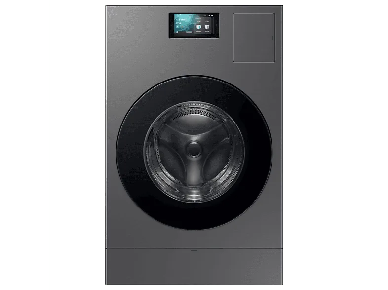 Lavadora secadora - Samsung WD18DB8995BZT2, 18 kg + 11 kg, 1000 rpm, 22 programas, AI Laundry Combo™, Clase A, Antracita