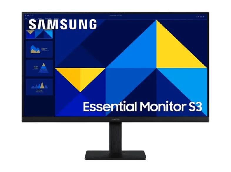 Monitor - Samsung LS24D300GAUXEN, 24" Full-HD, 100 Hz, 5 ms, LCD, Negro