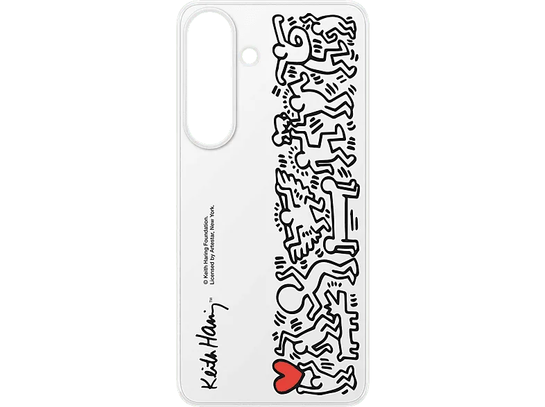 Funda móvil - Samsung Flipsuit, Para Galaxy S25, Transparente con pegatina (imagen 1 de 2)
