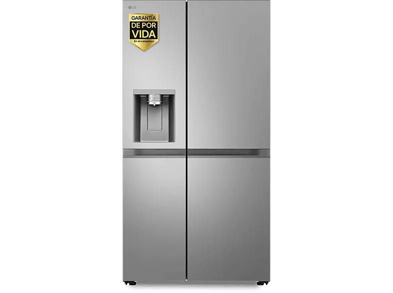 Frigorífico americano - LG GSLE81PYBC, No Frost, 179 cm, 628 l, DoorCooling+™, SpacePlus™, Inox antihuellas