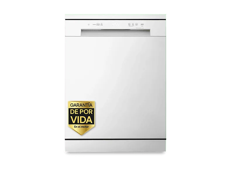 Lavavajillas - LG DF142FW, 14 servicios, 5 programas, 60 cm, QuadWash™, EasyRack™, Blanco