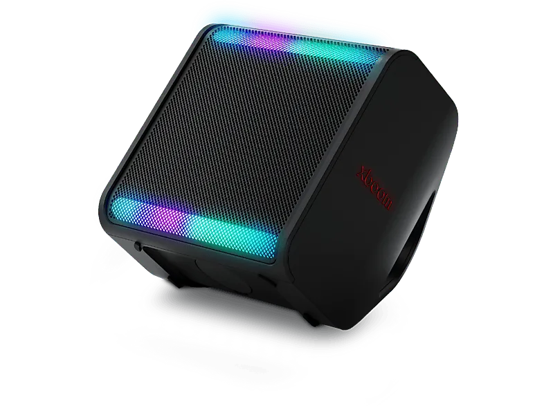 Altavoz inalámbrico - LG STAGE 301, 120W, karaoke, luces y pantalla LED, efectos de DJ, Bluetooth, hasta 12h batería,Negro
