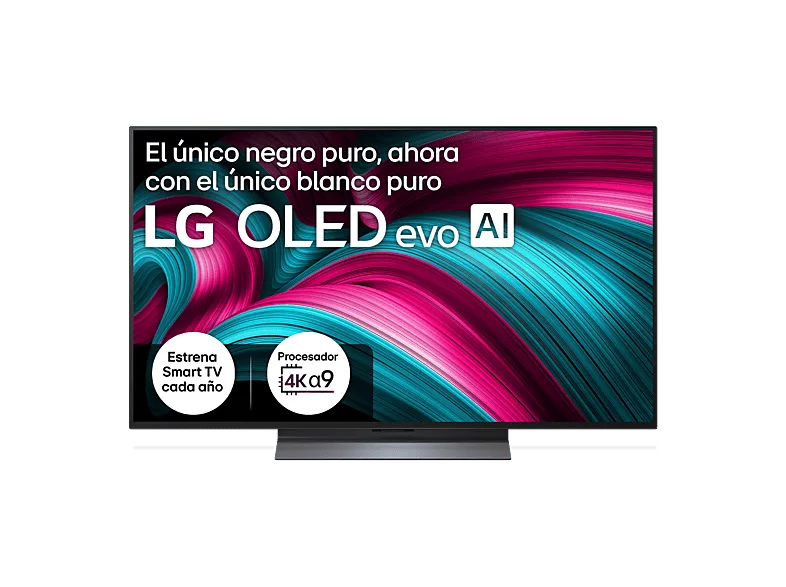 TV OLED 77" - LG OLED77C55LA, 4K, Procesador Inteligente α9 AI Processor 4K Gen8, Smart TV, DVB-T2 (H.265), Negro