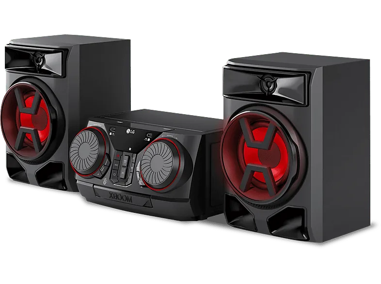 Microcadena - LG X BOOM CK43N, 300 W, 2x USB, Bluetooth, Negro