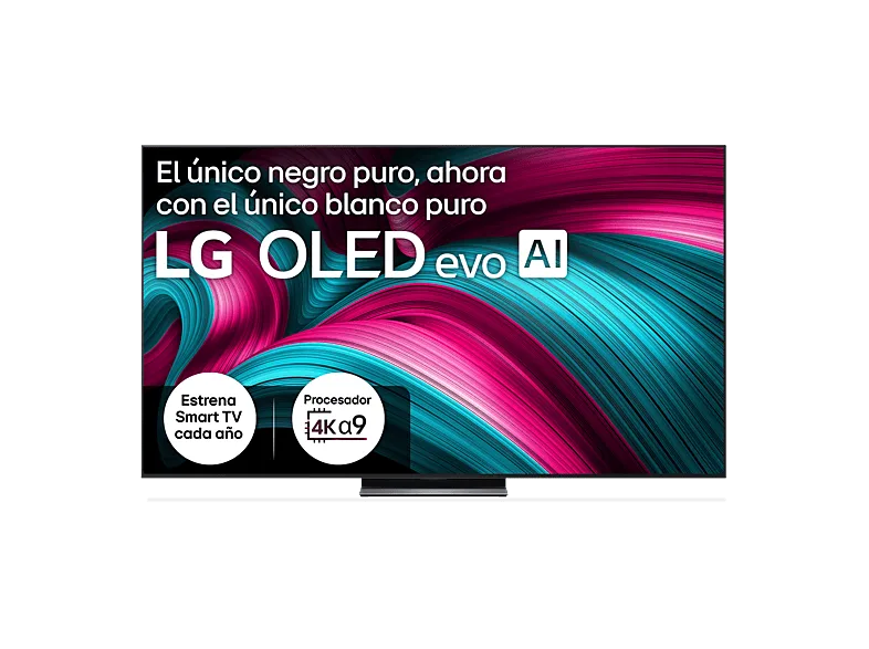 TV OLED 83" - LG OLED83C54LA, 4K, Procesador Inteligente α9 AI Processor 4K Gen8, Smart TV, DVB-T2 (H.265), Negro