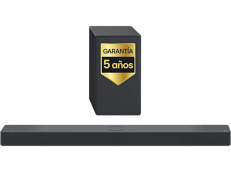 Barra de sonido - LG SC9S, Bluetooth, Subwoofer Inalámbrico, 400 W, Negro (imagen 1 de 3)