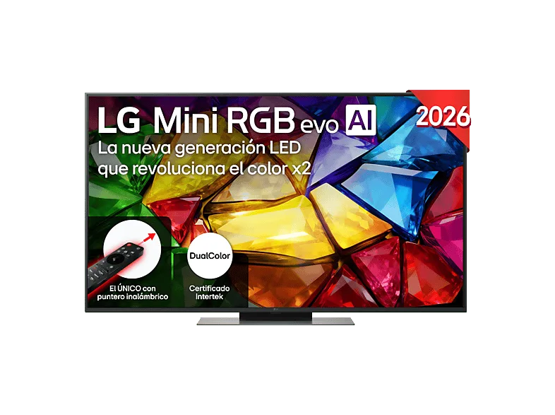 TV RGB Mini LED 55" - LG 55MRGB87B6B, UHD 4K, Procesador Inteligente α8 AI Processor 4K Gen3, Smart TV, DVB-T2 (H.265), Negro