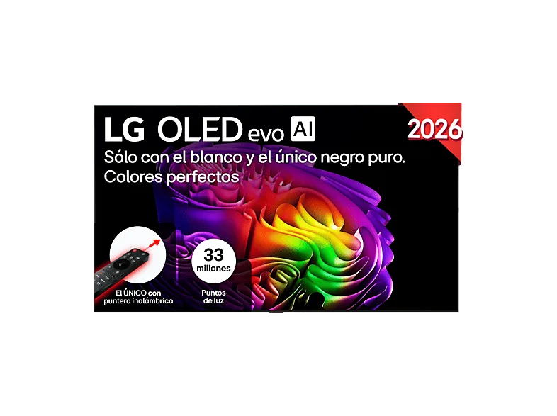 TV OLED 97" - LG OLED97G64LW, evo 4K, Procesador Inteligente α11 AI Processor 4K Gen3, Smart TV, DVB-T2 (H.265), Gallery Design, Negro