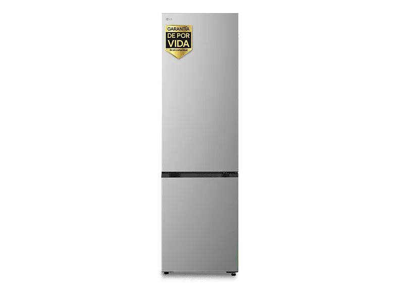 Frigorífico combi - LG GBBS726APY, No Frost, 203 cm, 375 l, DoorCooling+™, FRESHBalancer™, Inox antihuellas