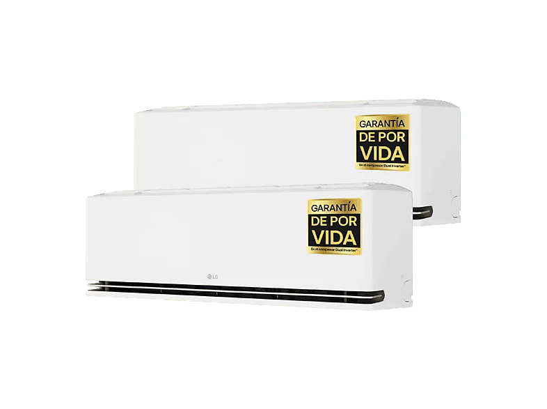 Aire acondicionado Split 2 x 1 - LG MAGNA912SX.SET, 3010 fg/h, Freeze Cleaning, Wi-Fi, Blanco