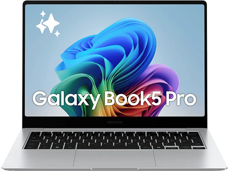 Portátil - Samsung Galaxy Book5 Pro Copilot+ PC, 14" WQXGA+ Táctil, Intel® EVO™ Edition Core™ Ultra 5 226V 40 TOPS, 16GB RAM, 1TB SSD, Arc™ GPU, W11H