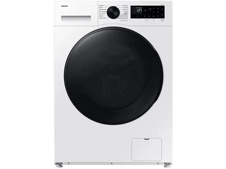 Lavadora secadora - Samsung WD90DG5G34BEEC, 9kg/5kg 1400 rpm, 13 programas, AI Ecobubble™ Clase E/A-10%, fondo reducido, Blanco (imagen 1 de 3)