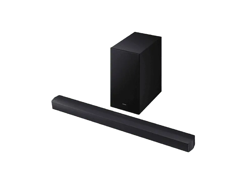 Barra de sonido - Samsung HW-B450F/ZF, Bluetooth, Inalámbrico, 300 W, Subwoofer y Dolby Atmos, 2.1 canales, Negro
