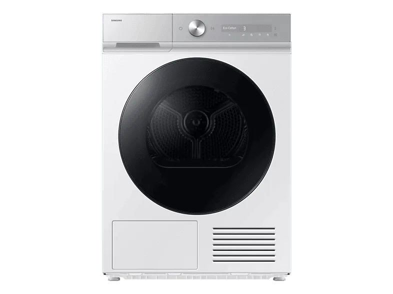 Secadora bomba de calor - Samsung Bespoke AI DV90DB8845GHU3, 9 Kg, 19 programas, OptimalDry A, Blanco