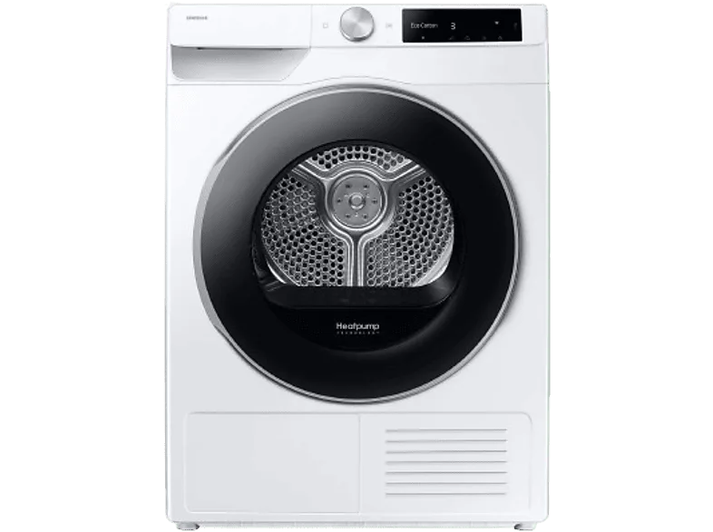 Secadora bomba de calor - Samsung DV90DG6845LEU3, 9 kg, 18 programas, Wifi, Blanco