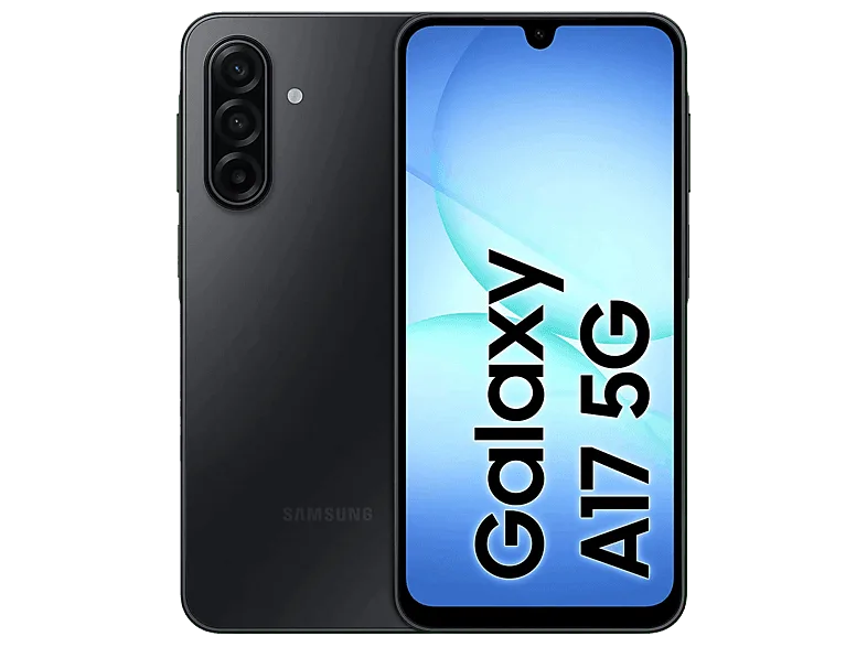 Móvil - Samsung Galaxy A17 5G, Negro, 256 GB, 8 GB RAM, 6.7", FHD+ Super AMOLED, Mediatek G99 Octa-core, 5000 mAh, Android 15