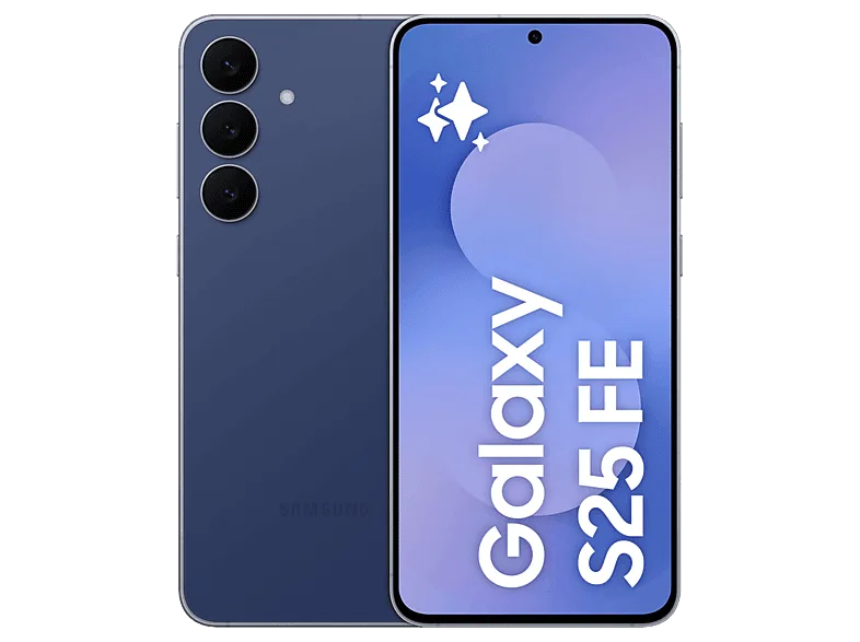 Móvil - Samsung Galaxy S25 FE, Navy, 256 GB, 8 GB RAM, 6.7" FHD+, Exynos 2400 Deca-Core, 4900 mAh, Android 16