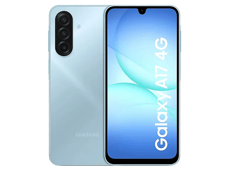Móvil - Samsung Galaxy A17 LTE, Azul, 256 GB, 8 GB RAM, 6.7", FHD+ Super AMOLED, Mediatek G99 Octa-core, 5000 mAh, Android 15