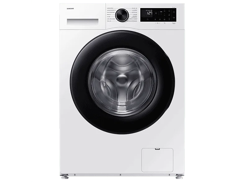 Lavadora carga frontal - Samsung WW10FG5U34AEEC, 10 kg, 1400 rpm, 16 programas, AI EcoBubble™ Clase A, Blanco