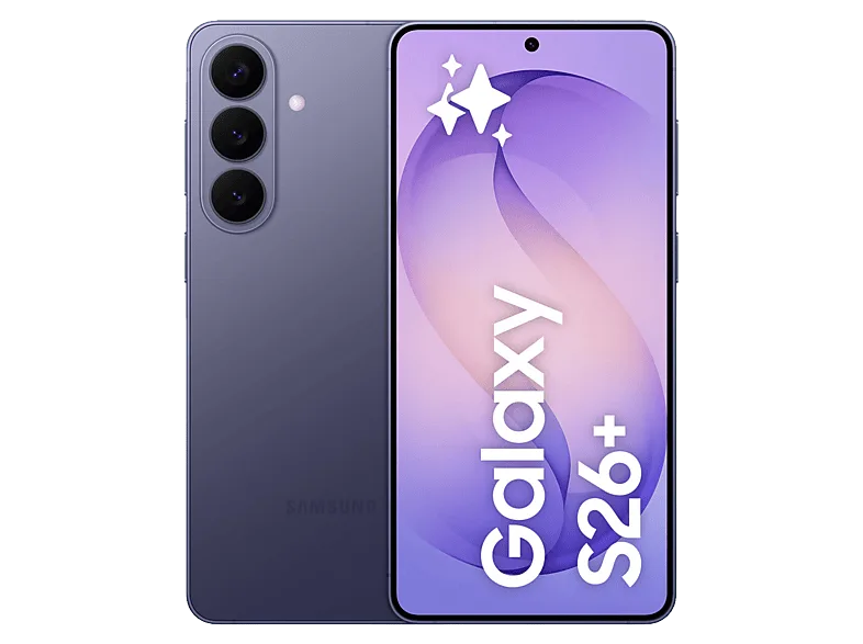 Móvil - Samsung Galaxy S26+, Violeta, 256 GB, 12 GB RAM , 6.7" QHD+, Exynos 2600, 4900 mAh, Android 16